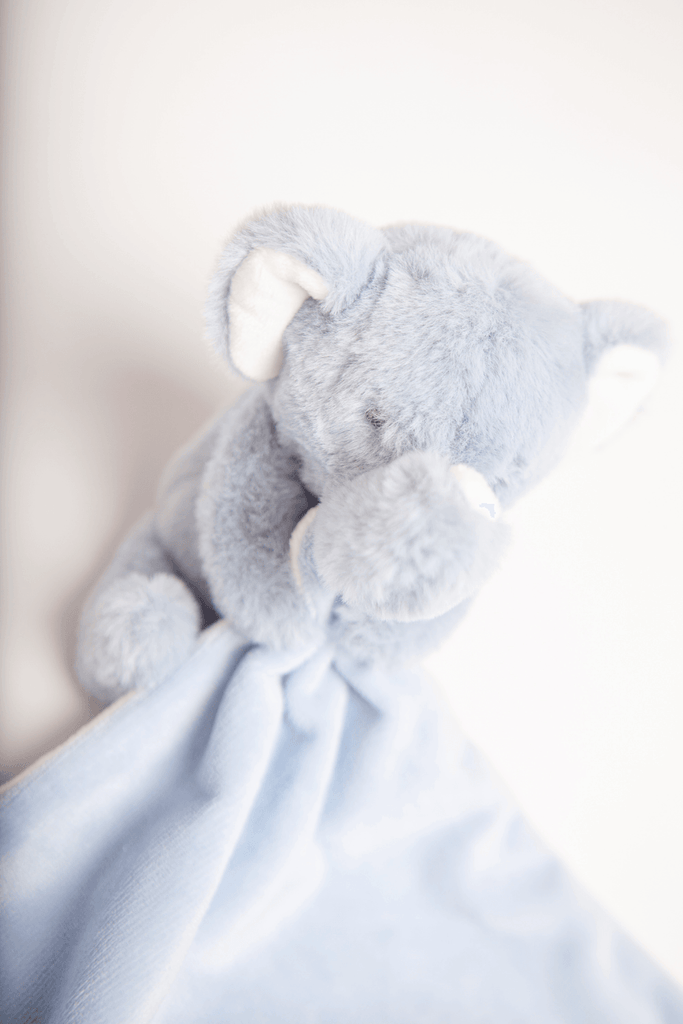 Blue Eddie The Elephant Baby Comforter - Babbico