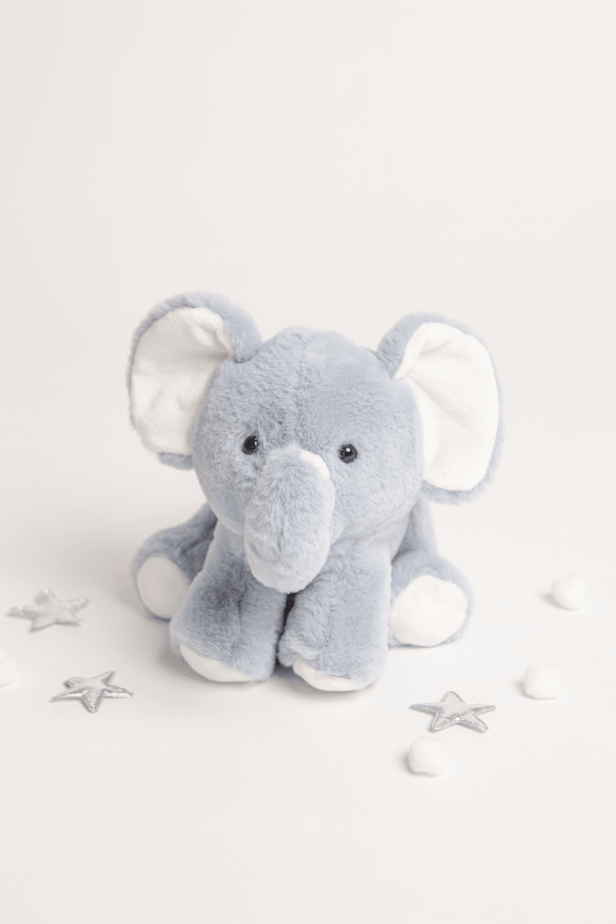 Eddie The Elephant Blue Soft Plush Toy - Babbico
