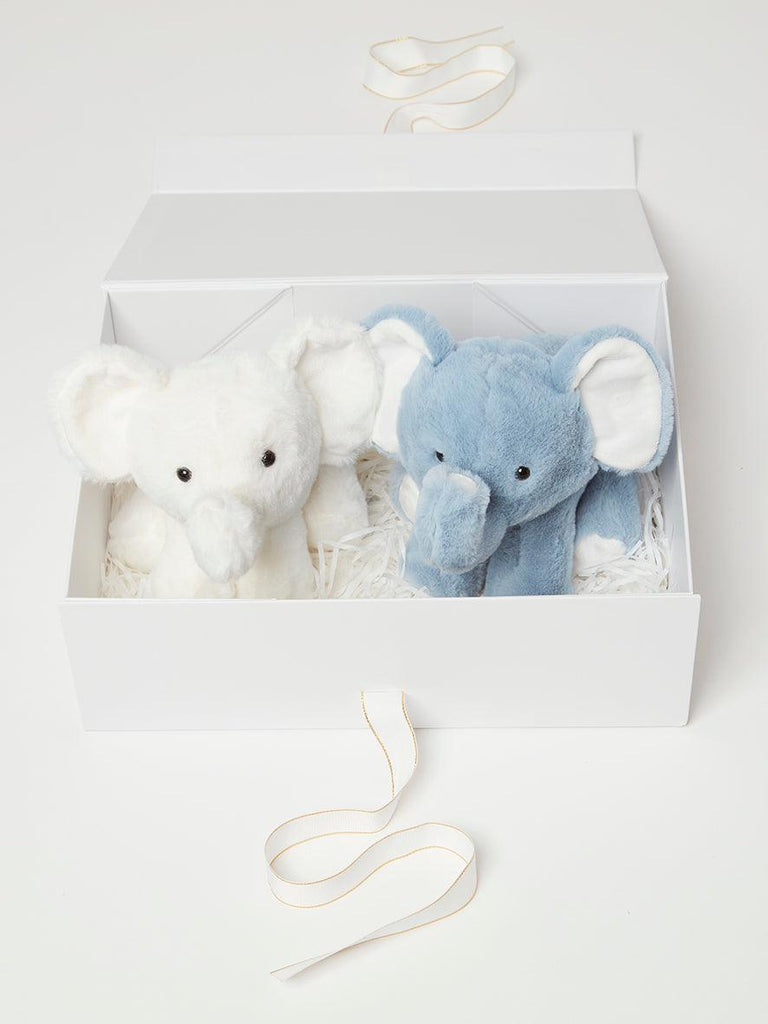 Twin Gift Set - Elba & Eddie The Elephant Toys - Babbico