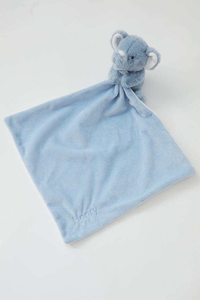 Blue Eddie The Elephant Baby Comforter - Babbico