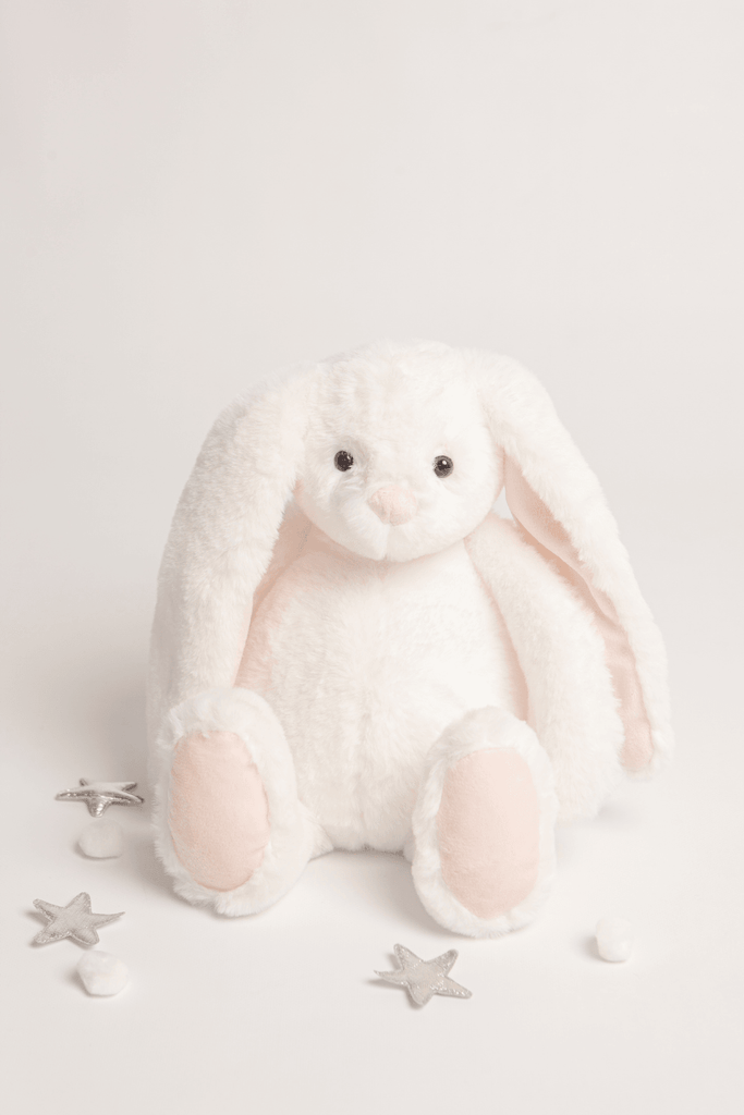 Blossom The Bunny White & Pink Soft Plush Toy - Babbico