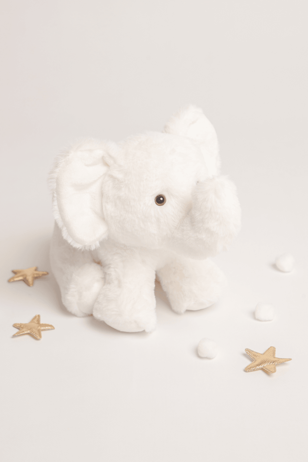 White stuffed elephant deals