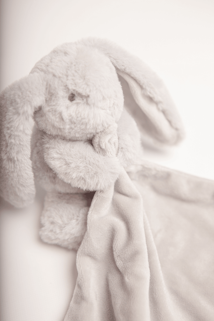 Grey Bertie The Bunny Baby Comforter - Babbico