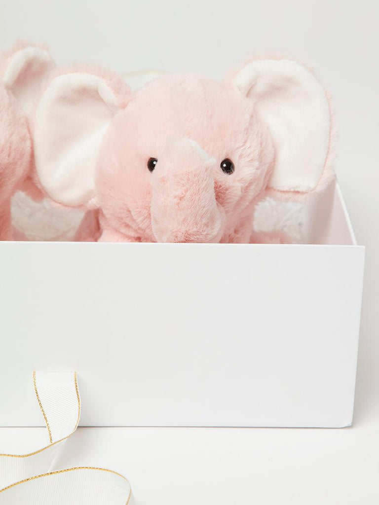 Twin Baby Girl Gift Set - Evie The Elephant Toys - Babbico