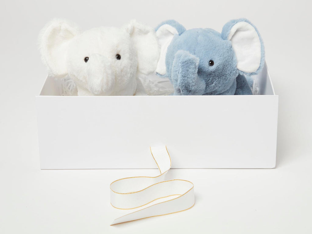Twin Gift Set - Elba & Eddie The Elephant Toys - Babbico